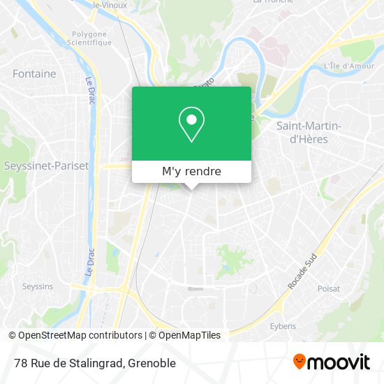 78 Rue de Stalingrad plan