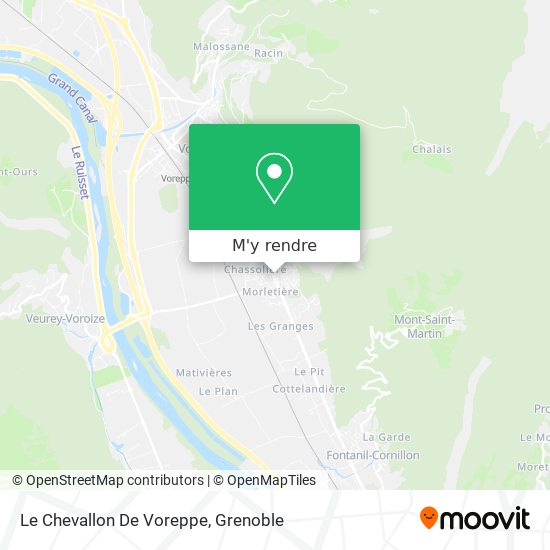 Le Chevallon De Voreppe plan