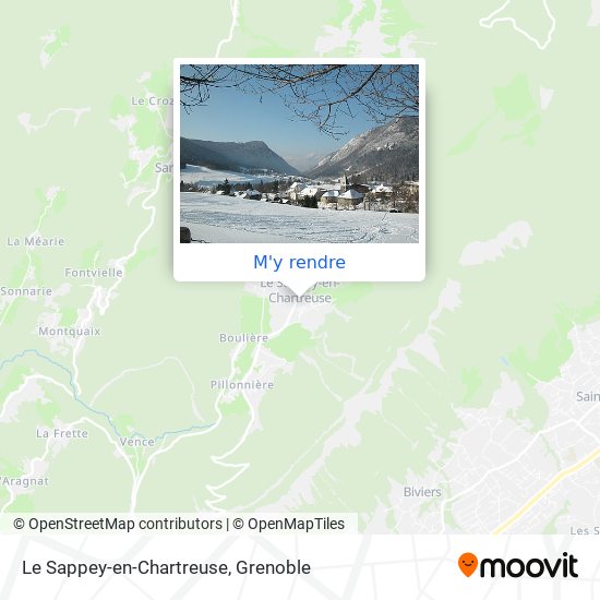 Le Sappey-en-Chartreuse plan