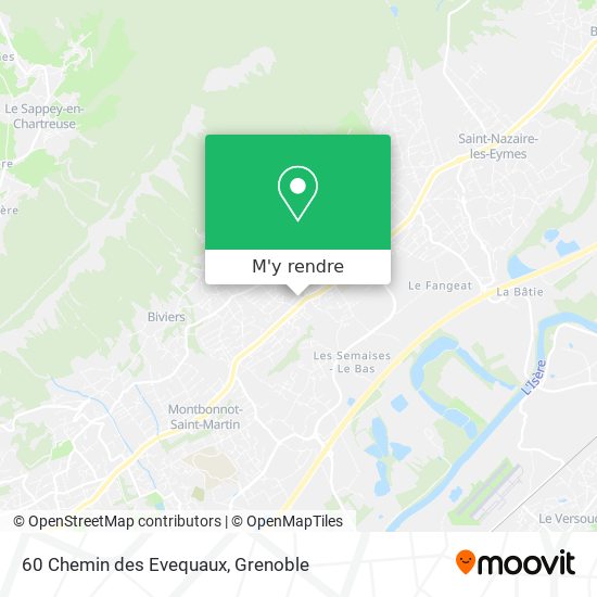60 Chemin des Evequaux plan