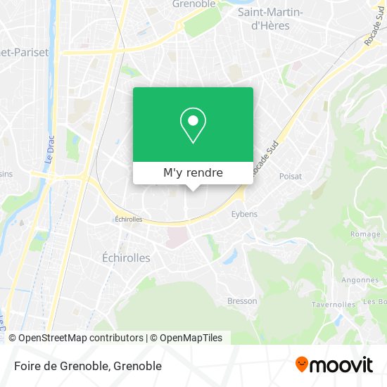 Foire de Grenoble plan