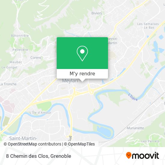 8 Chemin des Clos plan