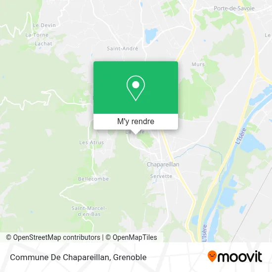 Commune De Chapareillan plan