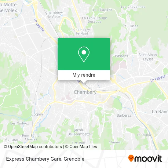 Express Chambery Gare plan