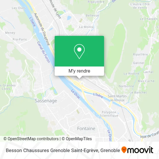 Besson Chaussures Grenoble Saint-Egrève plan