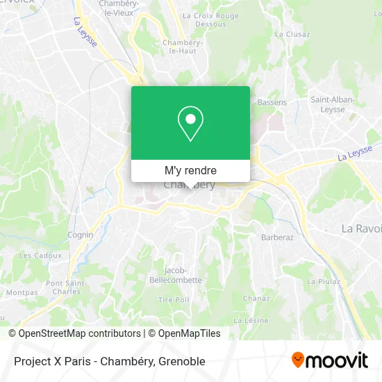 Project X Paris - Chambéry plan