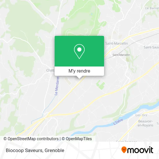 Biocoop Saveurs plan