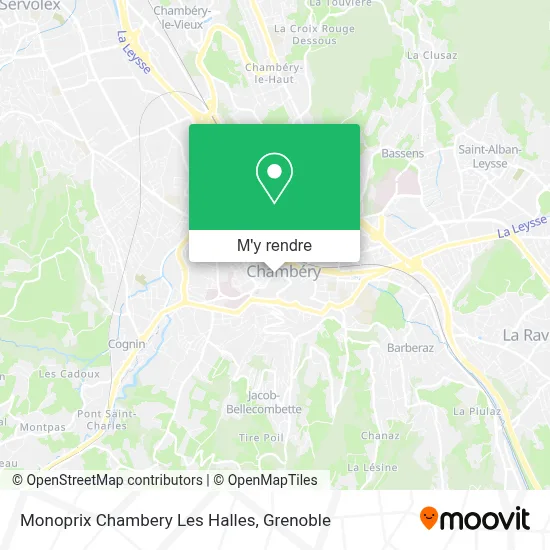 Monoprix Chambery Les Halles plan