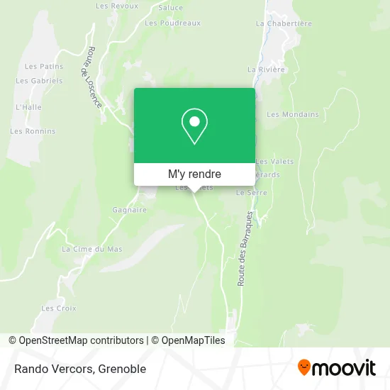 Rando Vercors plan
