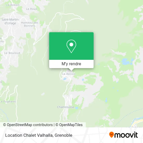 Location Chalet Valhalla plan