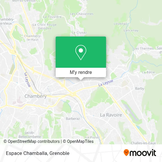Espace Chamballa plan