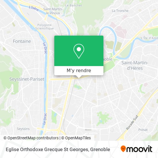 Eglise Orthodoxe Grecque St Georges plan
