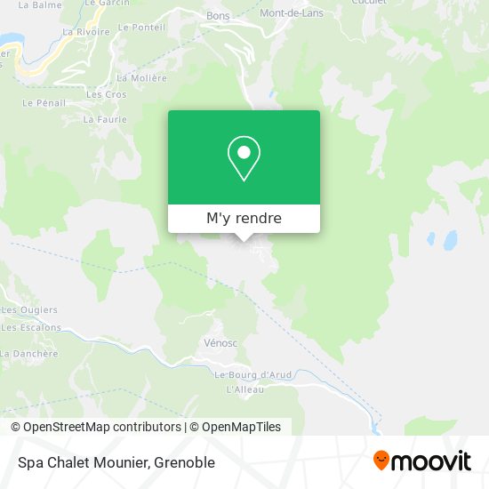 Spa Chalet Mounier plan
