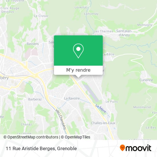 11 Rue Aristide Berges plan