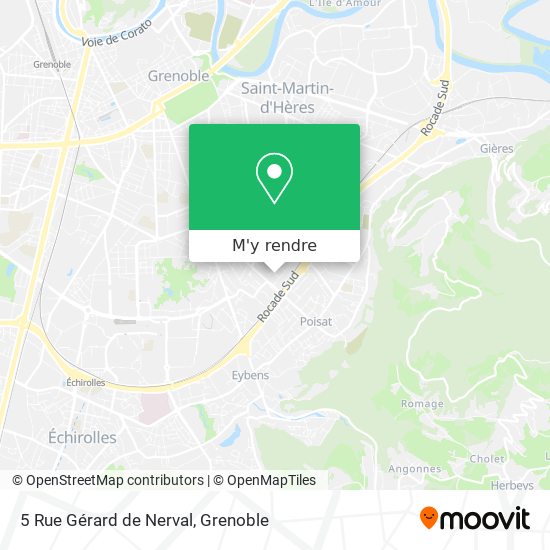 5 Rue Gérard de Nerval plan