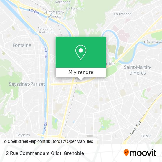 2 Rue Commandant Gilot plan