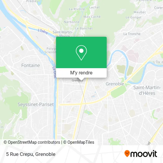 5 Rue Crepu plan