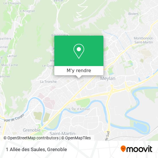 1 Allée des Saules plan