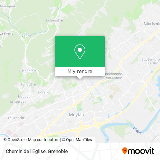 Chemin de l'Église plan