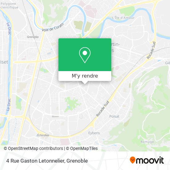 4 Rue Gaston Letonnelier plan