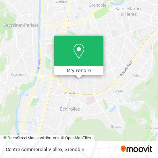 Centre commercial Viallex plan