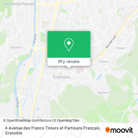 4 Avenue des Francs-Tireurs et Partisans Français plan