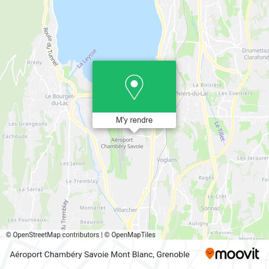 Aéroport Chambéry Savoie Mont Blanc plan