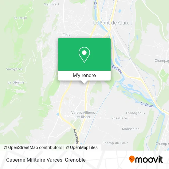 Caserne Militaire Varces plan