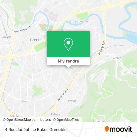 4 Rue Joséphine Baker plan