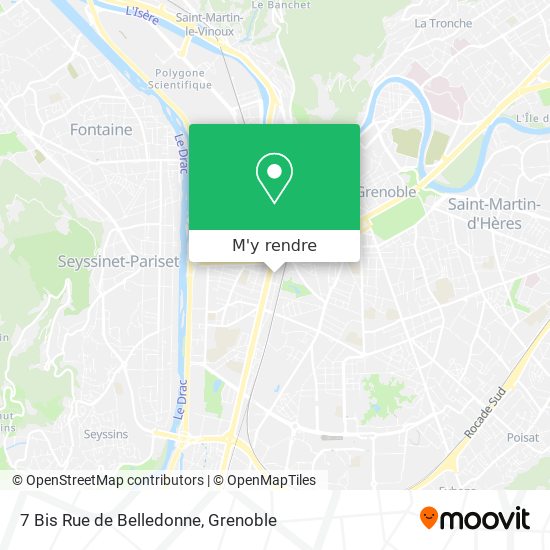 7 Bis Rue de Belledonne plan