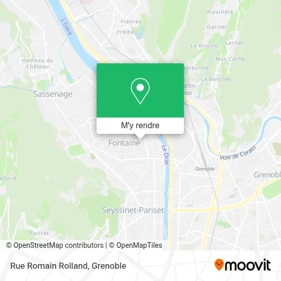 Rue Romain Rolland plan