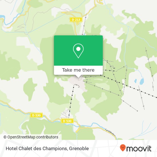 Hotel Chalet des Champions plan