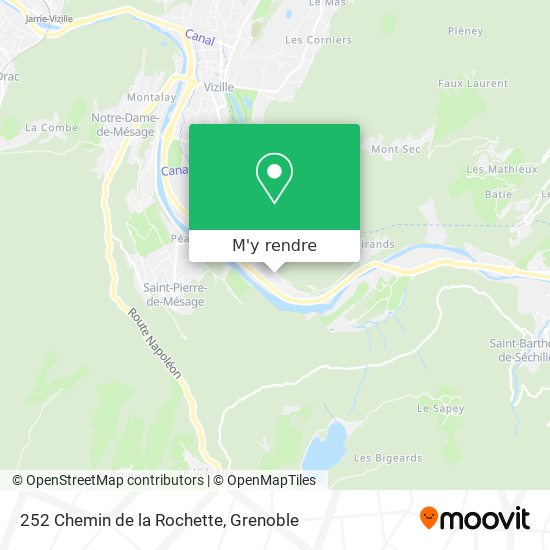252 Chemin de la Rochette plan