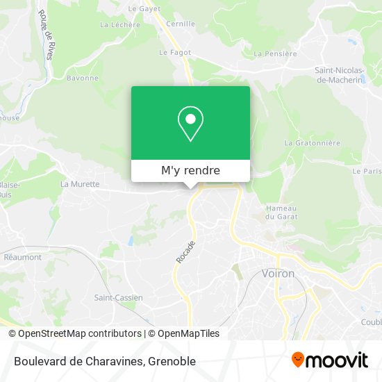 Boulevard de Charavines plan