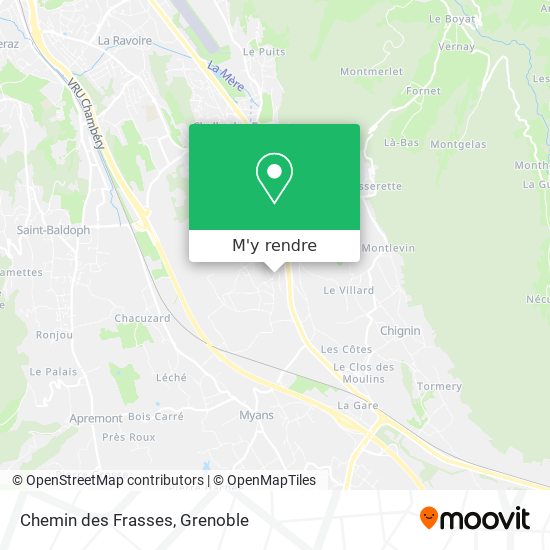 Chemin des Frasses plan