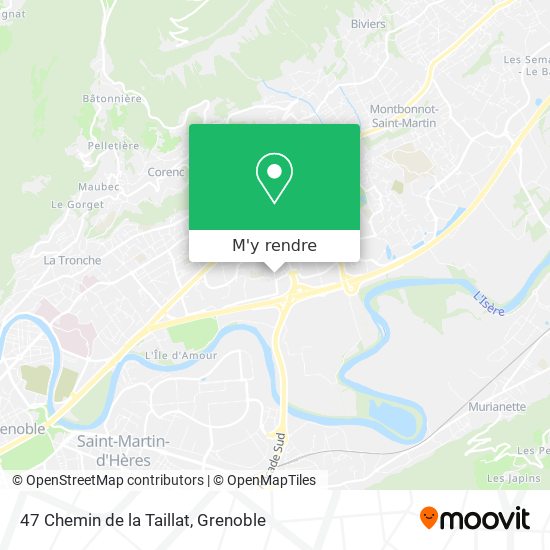 47 Chemin de la Taillat plan