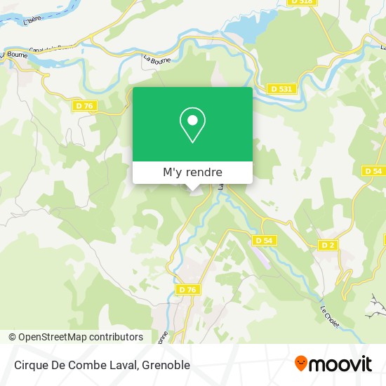 Cirque De Combe Laval plan