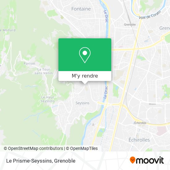 Le Prisme-Seyssins plan