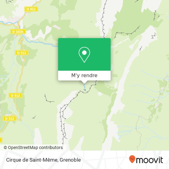 Cirque de Saint-Même plan