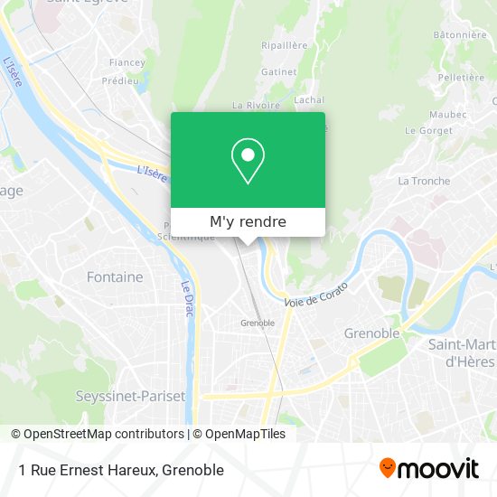 1 Rue Ernest Hareux plan