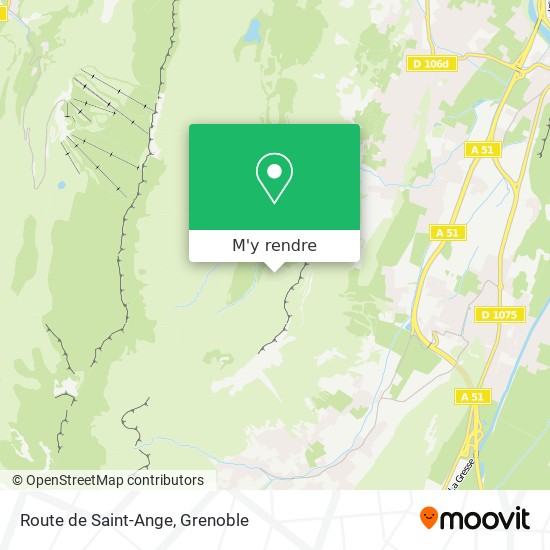 Route de Saint-Ange plan