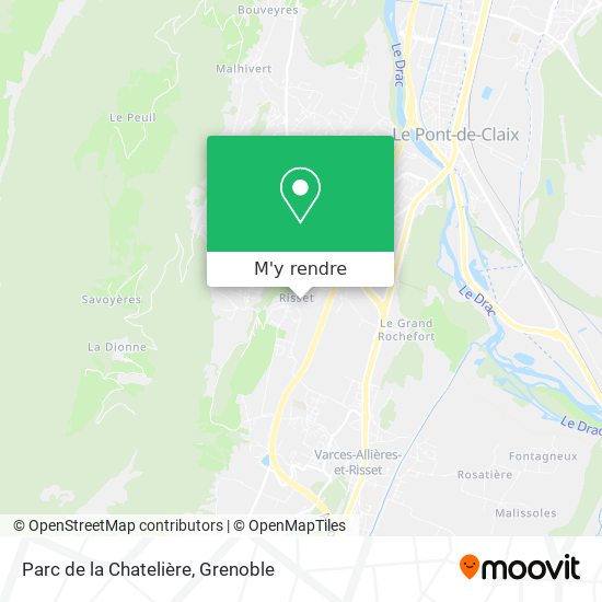Parc de la Chatelière plan