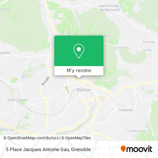 5 Place Jacques Antoine Gau plan