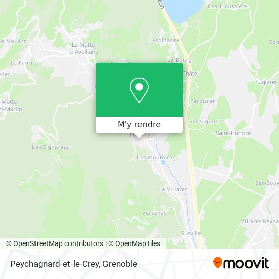Peychagnard-et-le-Crey plan