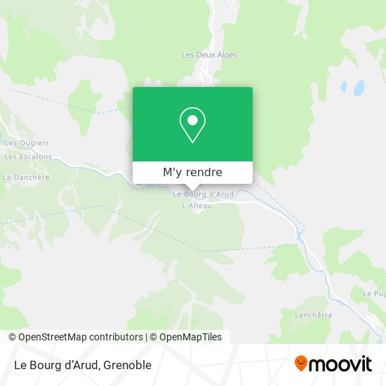 Le Bourg d’Arud plan
