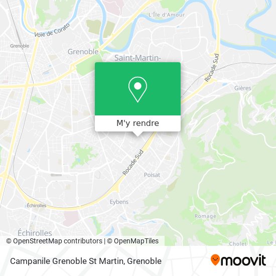 Campanile Grenoble St Martin plan