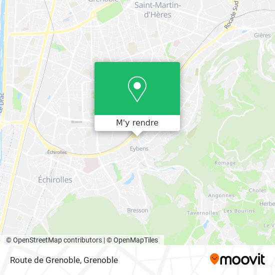 Route de Grenoble plan