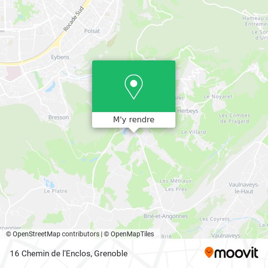 16 Chemin de l'Enclos plan