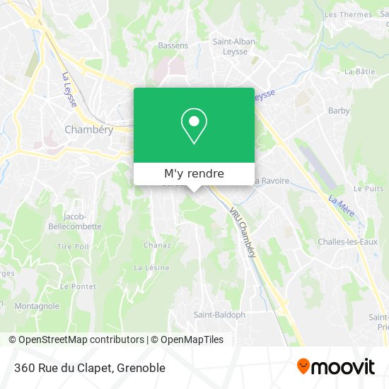 360 Rue du Clapet plan