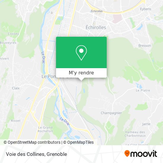 Voie des Collines plan